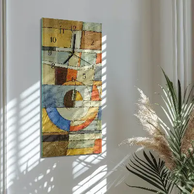 Horloge verticale en verre Modèle