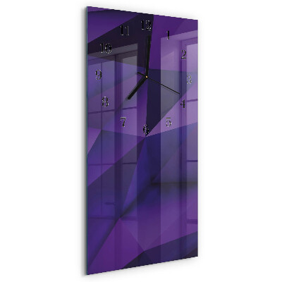 Horloge verticale en verre Modèle