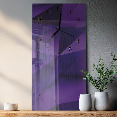 Horloge verticale en verre Modèle