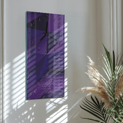 Horloge verticale en verre Modèle