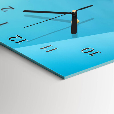 Horloge verticale en verre Pierres