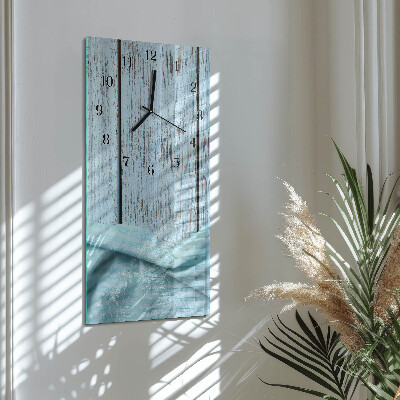 Horloge verticale en verre Tableau