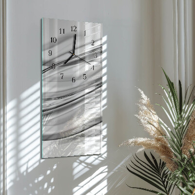 Horloge verticale en verre Modèle