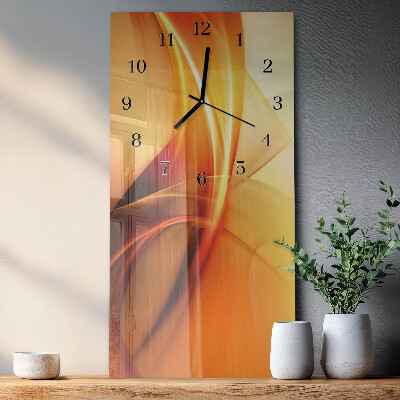 Horloge verticale en verre Modèle