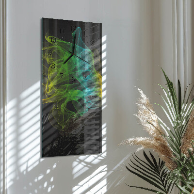 Horloge verticale en verre Modèle