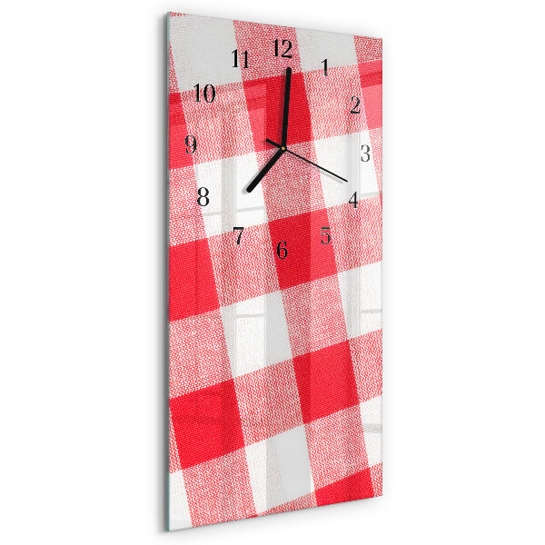 Horloge verticale en verre Nappe