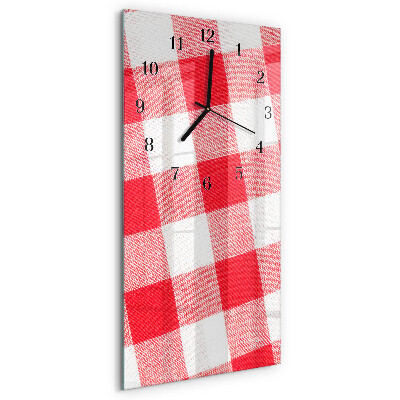 Horloge verticale en verre Nappe