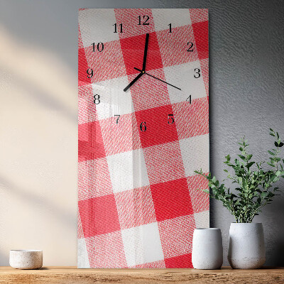 Horloge verticale en verre Nappe