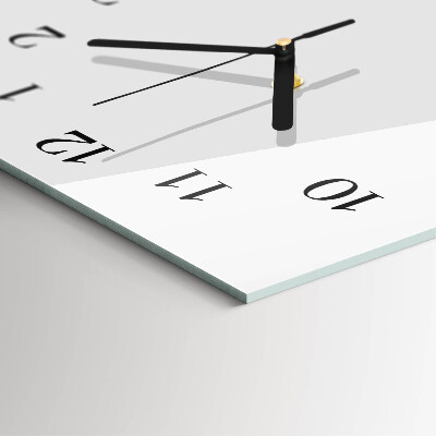 Horloge verticale en verre Balles