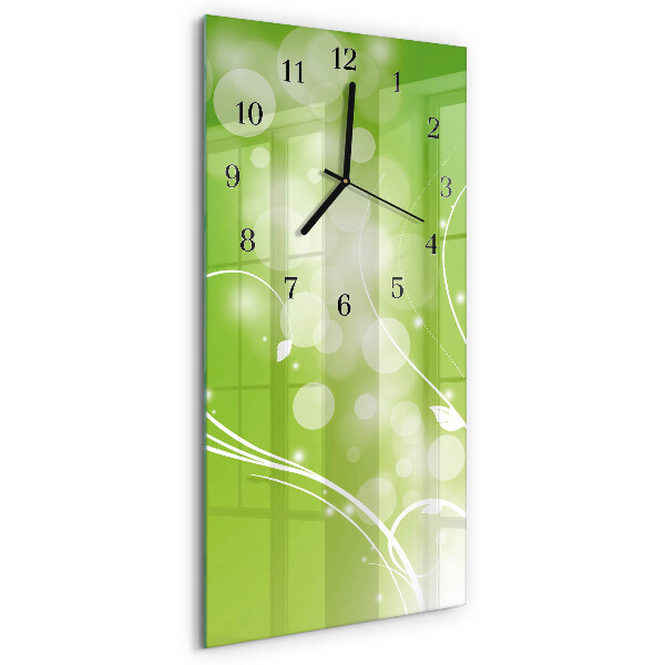 Horloge verticale en verre Modèle