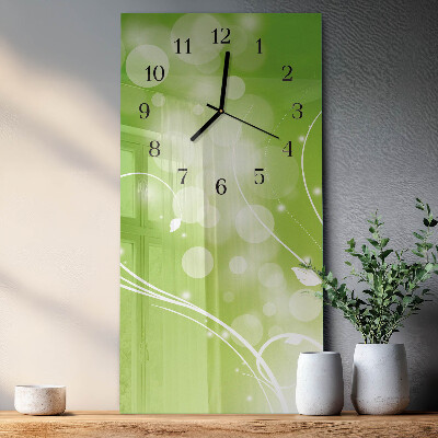 Horloge verticale en verre Modèle