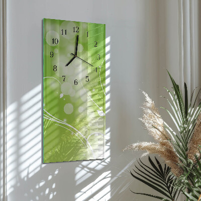 Horloge verticale en verre Modèle
