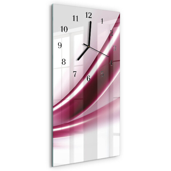 Horloge verticale en verre Modèle