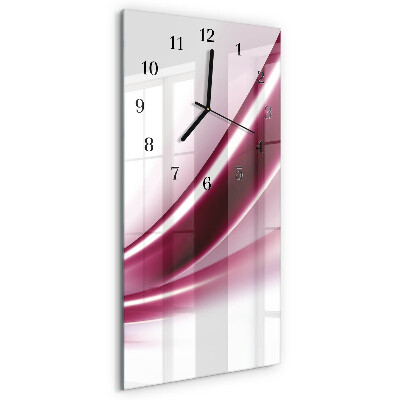 Horloge verticale en verre Modèle