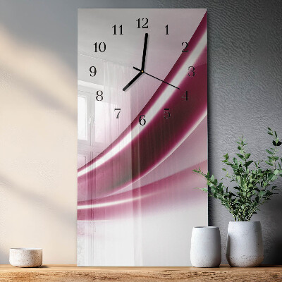 Horloge verticale en verre Modèle