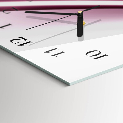 Horloge verticale en verre Modèle