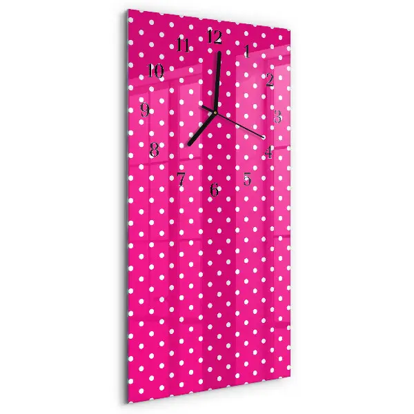 Horloge verticale en verre Contrôle