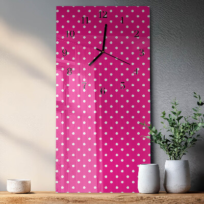 Horloge verticale en verre Contrôle