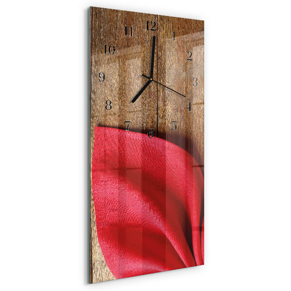 Horloge verticale en verre Serviette de table