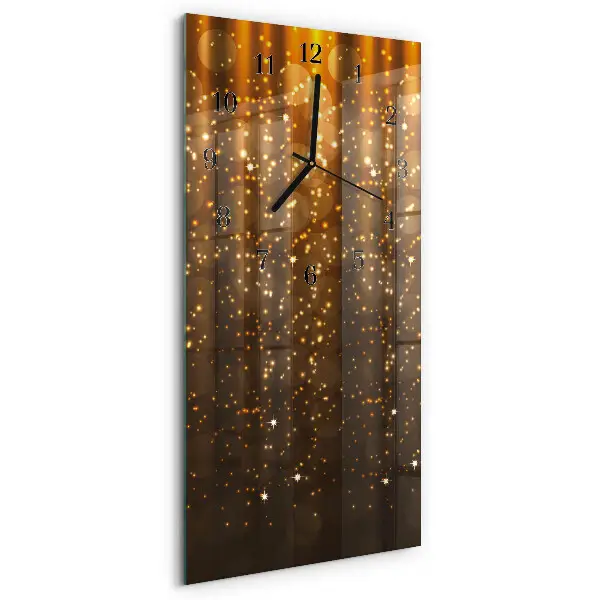 Horloge verticale en verre Briller
