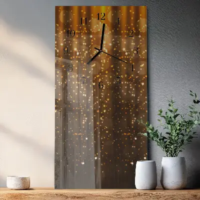 Horloge verticale en verre Briller