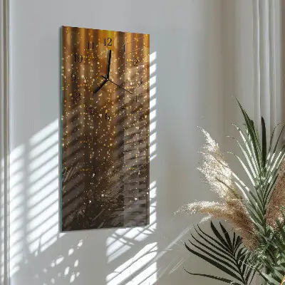 Horloge verticale en verre Briller