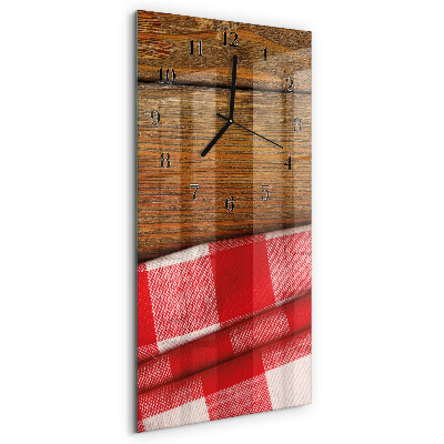 Horloge verticale en verre Tableau