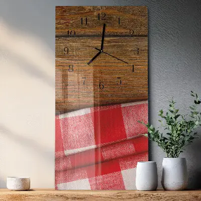 Horloge verticale en verre Tableau