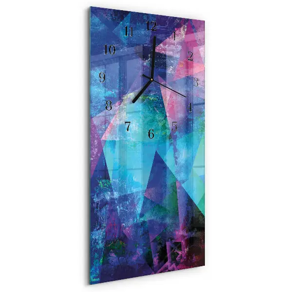 Horloge verticale en verre Modèle