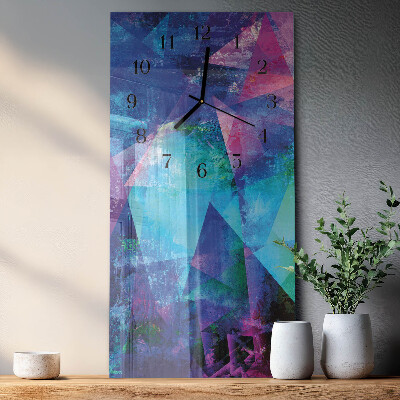 Horloge verticale en verre Modèle