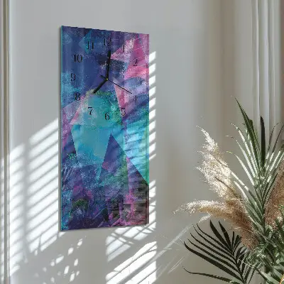 Horloge verticale en verre Modèle