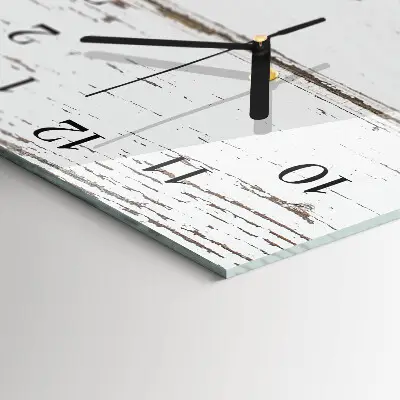 Horloge verticale en verre Tableau