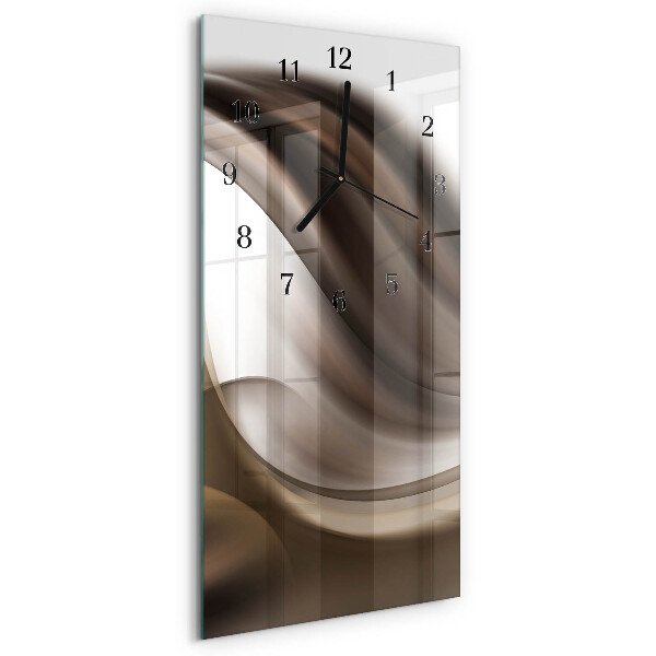Horloge verticale en verre Modèle