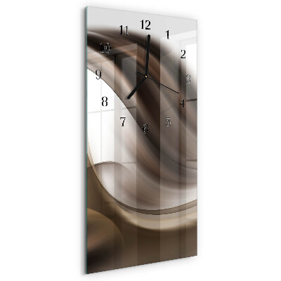 Horloge verticale en verre Modèle
