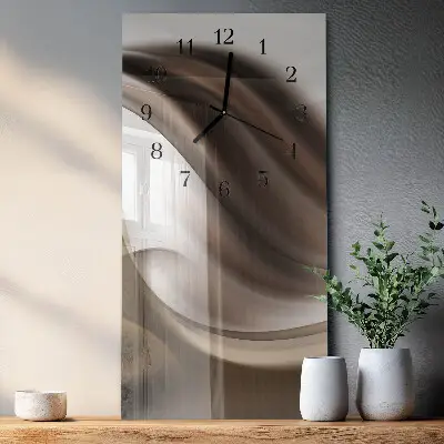 Horloge verticale en verre Modèle