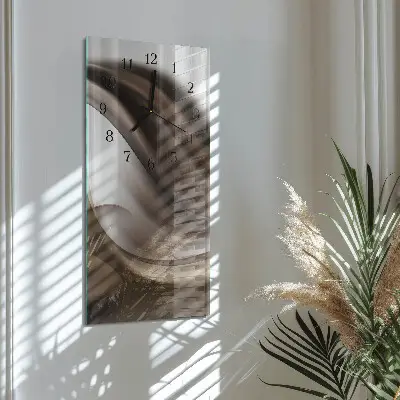 Horloge verticale en verre Modèle
