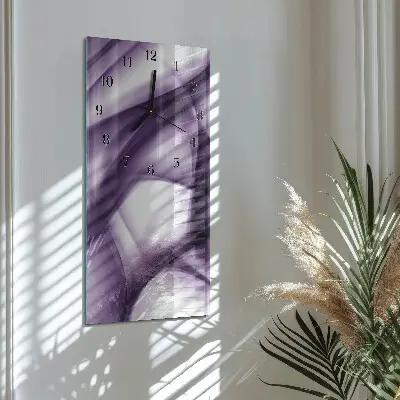 Horloge verticale en verre Modèle