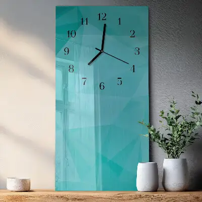 Horloge verticale en verre Modèle