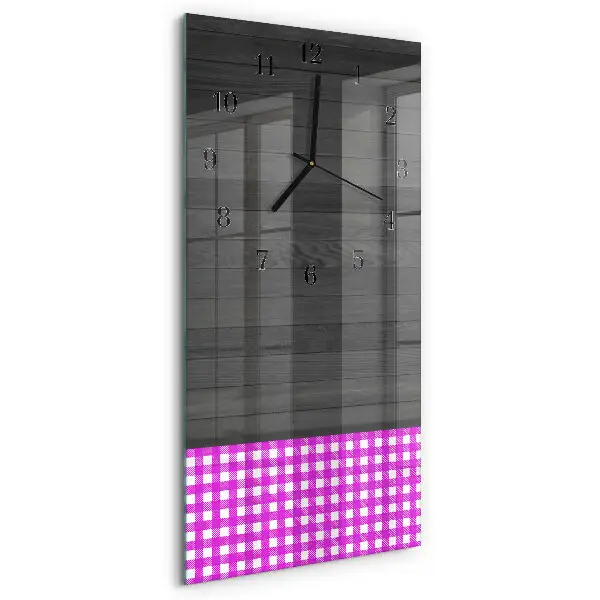 Horloge verticale en verre Tableau