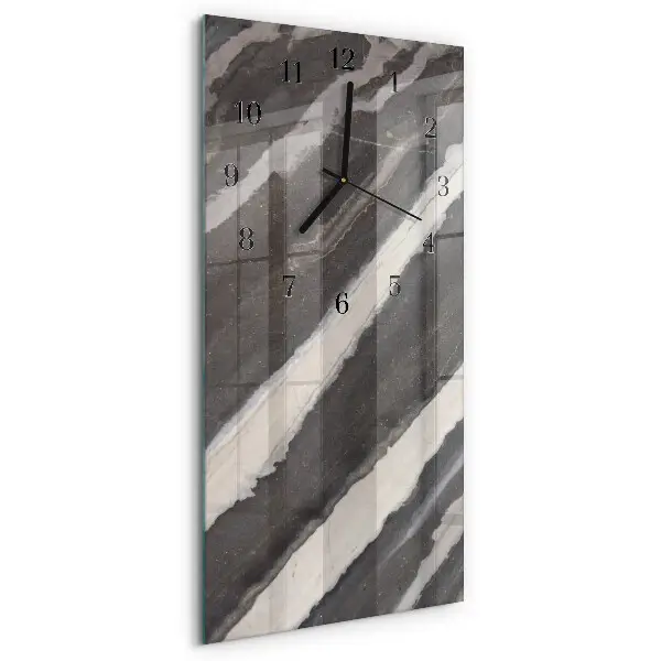 Horloge verticale en verre Tableau
