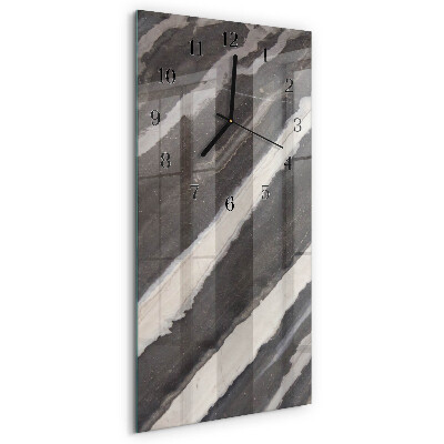 Horloge verticale en verre Tableau