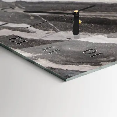 Horloge verticale en verre Tableau