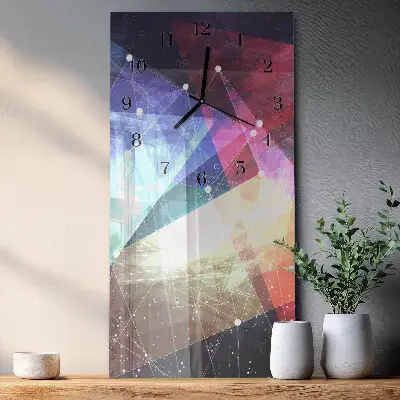 Horloge verticale en verre Modèle
