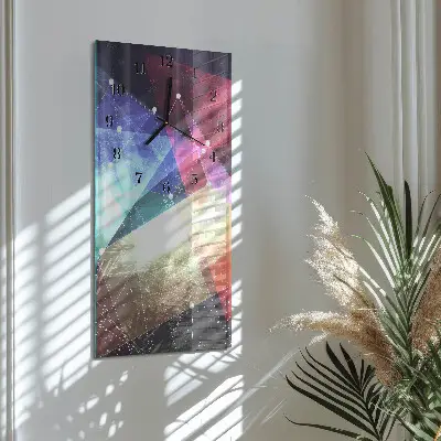 Horloge verticale en verre Modèle