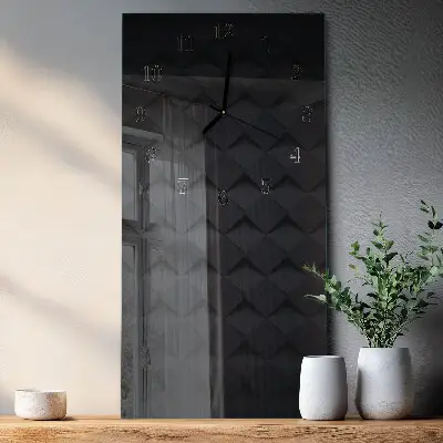Horloge verticale en verre Modèle