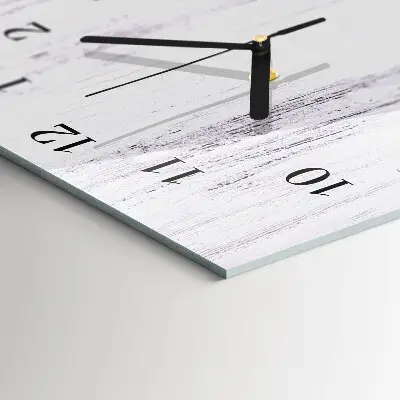 Horloge verticale en verre Fruit