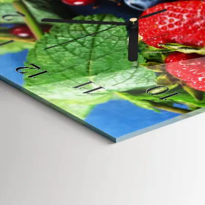 Horloge verticale en verre Baie