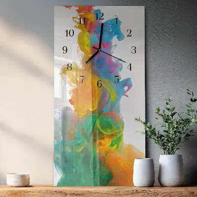 Horloge verticale en verre Modèle