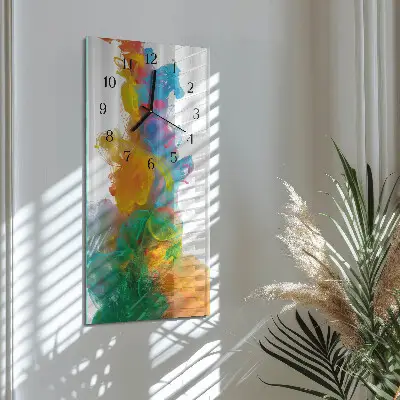 Horloge verticale en verre Modèle