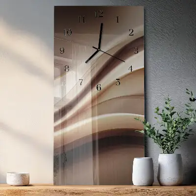 Horloge verticale en verre Modèle